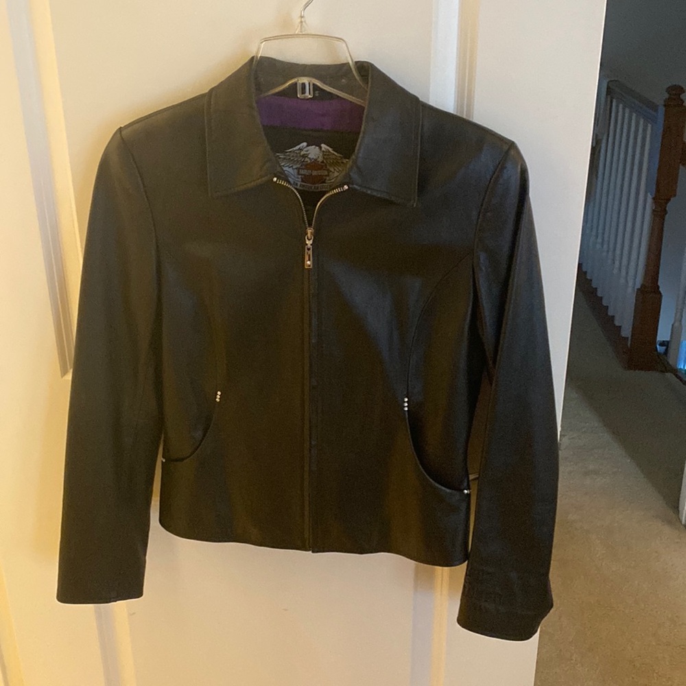 Womans leather Harley-Davidson jacket